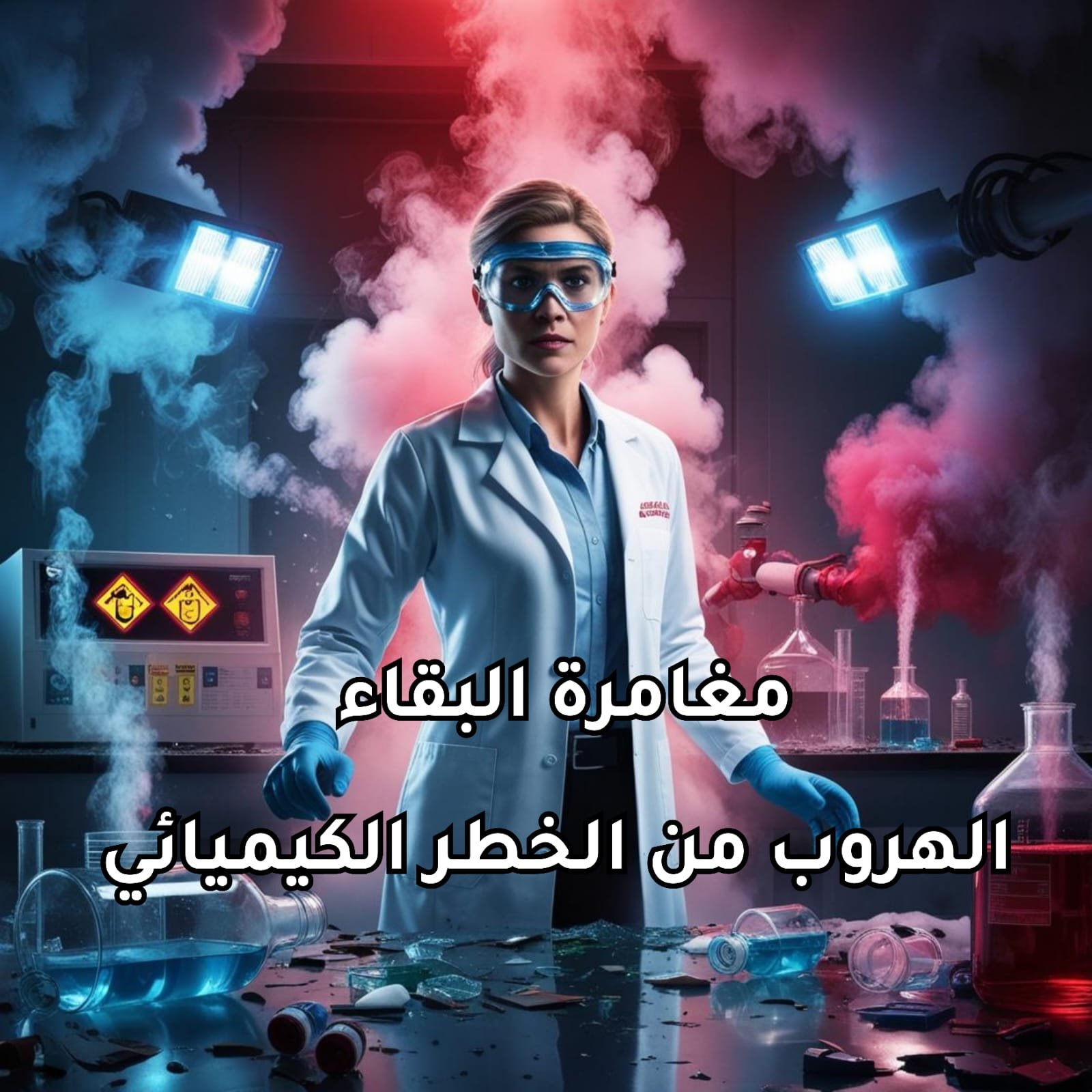 مغامرة البقاء الهروب من الخطر الكيميائي - هبة الغزاوي