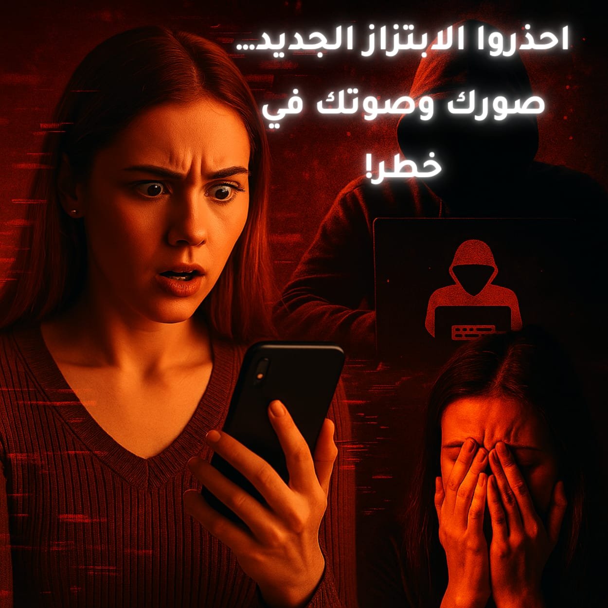 احذروا الابتزاز الجديد… صورك وصوتك في خطر!
